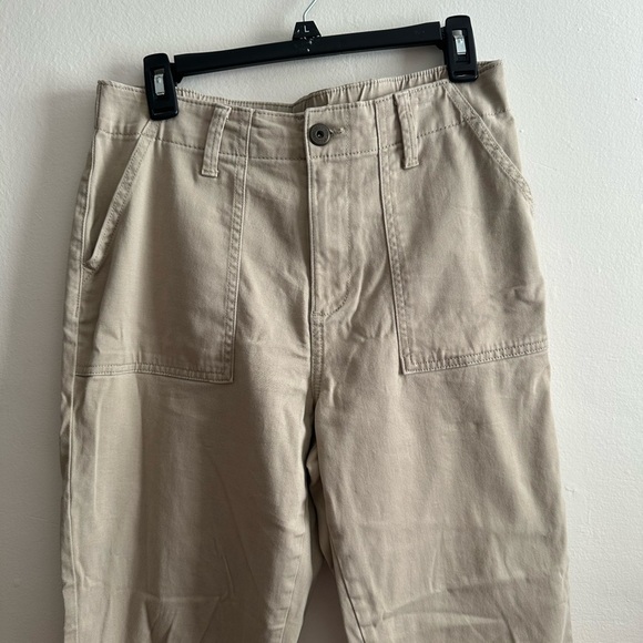 St. John's Bay Women's Straight Leg Pants in Beige - Picture 2 of 5
